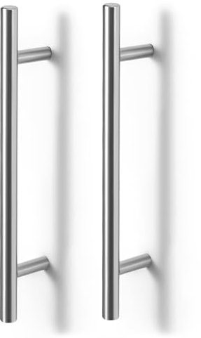 Youyijia 20-Pack Stainless Steel Kitchen and Bathroom Cabinet Handles - Silver 160mm Drawer and Wardrobe Handles