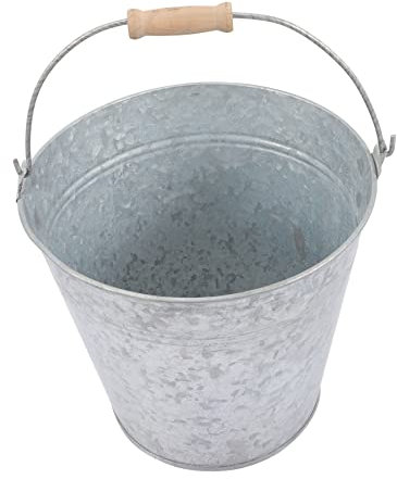 Sosoport Secchio Di Metallo Per Fiori Vasca Di Metallo Vintage Contenitore Per Piante in Ferro Secchio Per Composizioni Floreali