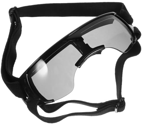 FIXOSHEE Dog Sunglasses with UV Protection and Snowproof Eva Material for Outdoor and Driving Use, Stylish Black Dog Eye Wear with Sun Protection Features