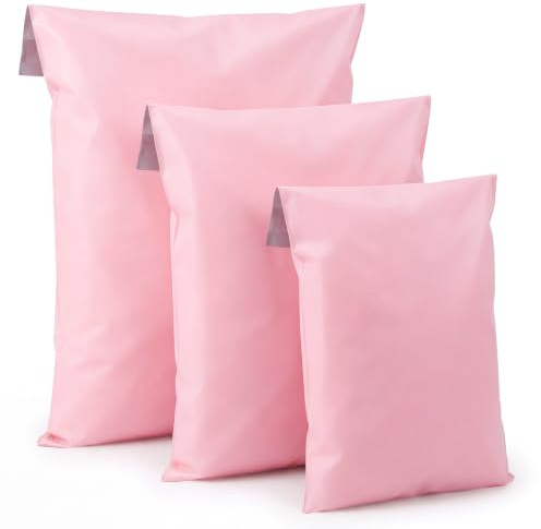 Pochettes d'expédition autocollantes, 60 pièces en polyéthylène opaque, résistantes et anti-déchirure, 3 tailles, pour vêtements, colis, poste, e-commerce, cadeaux