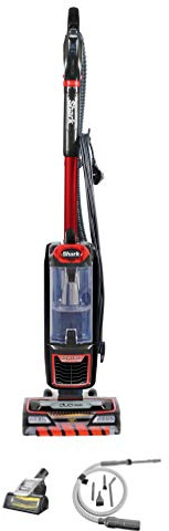 Shark portable Upright Vacuum Cleaner [NZ801UKTSB] Anti-Hair Wrap, Pet Brush, Car Detail Kit, Red & Black