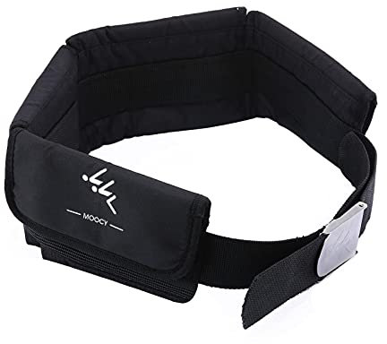 UXELY Gewichtgürtel zum Tauchen und Freitauchen – Neopren mit Schnalle aus Edelstahl und verstellbarem Gurt (schwarz)
