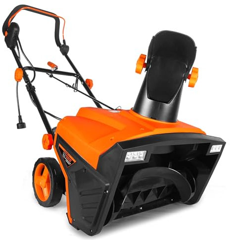 WEN 5670 Elektrische Schneefräse, 15 A, 50,8 cm, mit Dual-LED-Lichtern