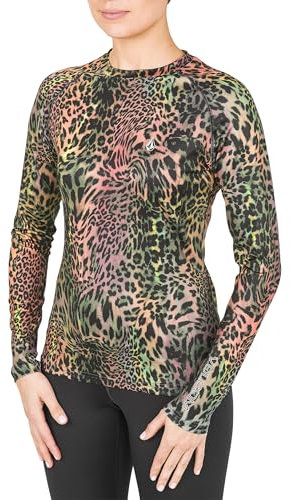 Volcom V-Science Midweight Thermo-Unterhemd für Damen, langärmelig, Acid S5, Klein