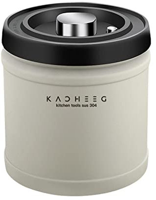 Vakuum-Kaffeeaufbewahrung – Glas mit Vakuumpumpe | Vakuumversiegelte Glasaufbewahrungsbox | Kaffeedose mit Vakuumpumpe | Vakuumversiegelte Vorratsdose für Kaffeebohnen, gemahlenen Kaffee, Lebensmittel
