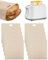 BARRU 10 pezzi Sacchetti per tostapane Sandwich, Sacchetti per tostapane Teflon, Sacchetti per Toast Antiaderenti Riutilizzabili,Adatto per Snack, Pizza, Panini, Toast, ecc