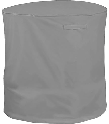 FACAIIO Cubierta para cortadora de madera de jardín al aire libre, 85 x 110 cm, cubierta antipolvo para protección de maquinaria, tela Oxford 420D, color negro y gris