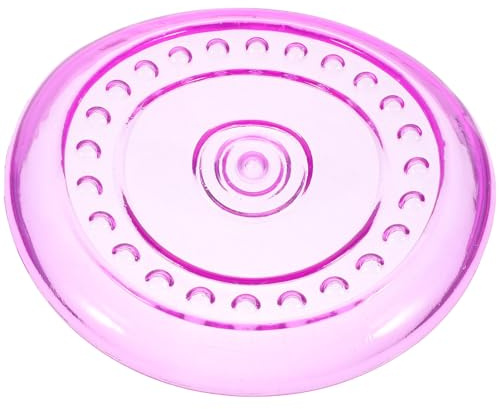 KOMBIUDA Disque Volant pour Chien en TPR Pourpre, Jouet D'extérieur Résistant et Flexible, Divertit Les Animaux et Protège Les Meubles, pour Gros Chiens Actifs