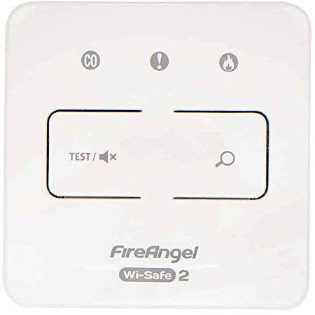 Fire Angel WTSL-F-1EU Controller-Modul/Steuereinheit für drahtlose W2 Hitze-, CO- und Rauchmelder, 90 x 90 x 20 mm (B x H x T), Weiß, 1 Packung