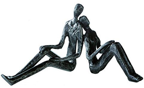 Casablanca Skulptur Dreaming - träumendes Paar Bronze 74605