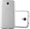 Cadorabo Hülle kompatibel mit Samsung Galaxy S4 Schutzhülle TPU Silikon Case Metallic Design Anti Rutsch Slim Kratzfest Stabiles Hardcase mit Rundumschutz Case Hülle für Galaxy S4 in Silber