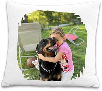 Coussin Personnalisable avec Votre Photo - avec Rembourrage - Cadeau Original (Photo)