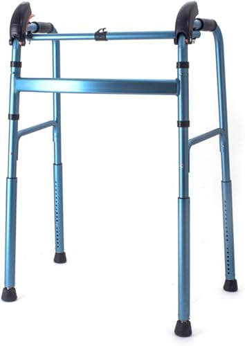 Rollator Su e giù per le scale Deambulatori per anziani Regolazione automatica dell'altezza Lega di alluminio Leggero e pieghevole per anziani disabili