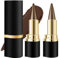 KHDULQ 2 Stück Matte Schnell Trocknender Eyeliner,Kajalstift Wasserfest,Eyeliner Stick Pencil für Ein Alltägliches Schminke Lang Anhaltendes Augen Make Up,für Langanhaltend Lidschatte (Braun)