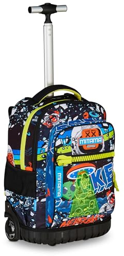 Mitama Trolley Run Extra DISCO SPACE, 33 Lt, Tasche multifunzione, Spallacci uso zaino, Per bambini, scuola elementare e media, Tempo libero e viaggi
