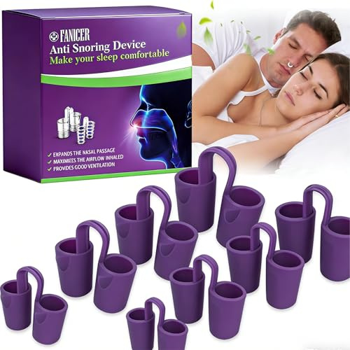 8 Dilatatore Nasale Antirussamento, Set Di Clip Nasali Anti Russamento, Include Dilatatori Nasali, Aiuta A Ridurre Il Russare, Design Compatto E Leggero