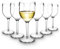 RBDRINKS Luxe Unbreakable Wine Glasses Set of 6 (20cl) Shatterproof Clear Plastic Glasses with Stem, Dishwasher-Safe, Elegant Outdoor Wine Glasses for BBQs, Poolside & Family Gatherings