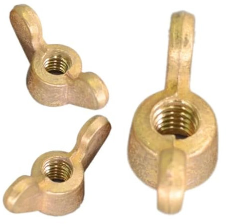 LOEASE Écrous à Oreilles 1/3/5 pièces M4 M5 M6 M8 M10 M12 M14 M16 écrou Papillon serrer à la Main Les écrous à Oreilles en Laiton (Size : M16 1pcs)