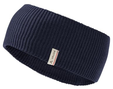VAUDE Stirnband Moena Headband, atmungsaktiv, elastisch und warm, phantom black, Einheitsgröße