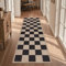 TUKDAK Boho Runner Rugs for Hallway Non Slip 60x180cm, Woven Runner Rugs for Kitchen, Braided Absorbent Long Floor Carpet, Washable Floor Mat for Entryway, Entrance, Bedroom, Hall