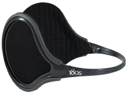 180s Unisex Ultra-Thin & Lightweight EXOLITE Behind-the-head Ear Warmer (Exolite, Black)