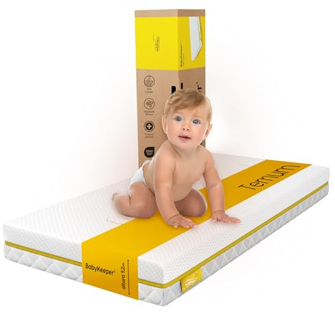 Babykeeper Ternum – Matratze 70x140 Reisebett Baby für Kinder Bett – 9,2 cm Dicke Babymatratze, Atmungsaktiv & 100% Waschbar mit Oeko-TEX & BabyCare Sleep Technologie