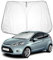 BIXUAN Fiesta MK7 Sonnenschutz kompatibel mit Ford Fiesta MK7 2008-2016 Windschutzscheibe für Fiesta 7 das Auto Frontscheibenabdeckung Windschutz für Frontscheibe Blockiert UV Abdeckung Faltbar
