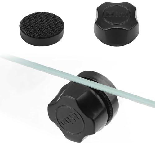 0XBIT Aquarium Magnet Scheibenreiniger, 2 Stück Aquarium Scheibenreiniger Magnet, Aquarium Scheibenreiniger, Geeignet für Glasaquarien und Aquarien mit Einer Dicke von 3 mm bis 6 mm