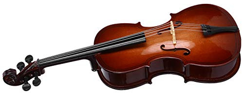 Cello Ornament, Mini Cello Basswood Cello Christmas Ornament med Matchande Tillbehör för Dekoration