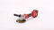 TEENO Meuleuse d'angle sans fil,Comes with plastic tool box, Meuleuse d'angle 21V 1000W Moteur Brushless avec 2 Batteries 4.0Ah, 9100RPM, Ø disque : 125 mm, Disque à Lamelles Pour Couper, Meuler