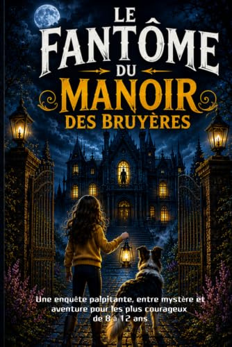 Livre pour enfant et jeune adolescent : Le fantôme du Manoir des Bruyères - Une enquête de Lucie et Rio: Un roman illustrée, captivant rempli de ... Pour les plus courageux, à partir de 10 ans.