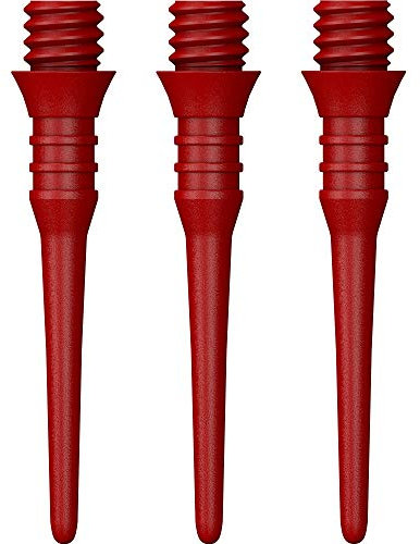MISSION - Titan Pro Softdartspitzen - 50er Pack Farbe Rot