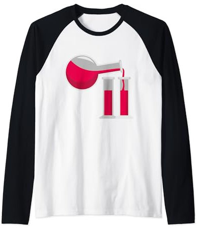 Wine for pharmacist with wine bottle Raglan Baseball Tee