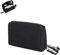 MQLSAERI Nylon Borsa da Toilette da Viaggio,Nero Borsa Cosmetica da Viaggio,Impermeabile Makeup Bag Beauty Case Piccolo,Borsa Porta Trucchi Viaggio,Facile Trasportare Pochette Piccola Cosmetica Bag