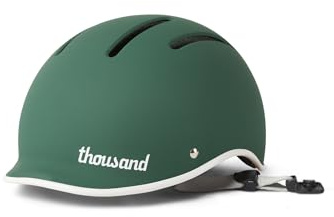 Thousand Kids Helmet – Free Reflective Sticker Pack to Customize, No Pinch Magnetic Buckle, Multi Sport Safety CSPC ASTM CE Certified – Jr Collection (Going Green, Nylon Straps)