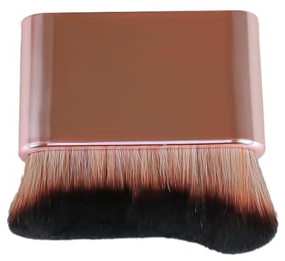 Thyonta Self Tanning Brush Applicator Multi-Purpose Foundation Body Soft Bristle Make-Up Brush Suitable for Ladies Make-Up Combing（Pink Rose Gold）