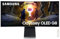 Samsung Odyssey G85SD Curved Gaming Monitor, 34 Zoll, Bildschirm mit QD-OLED-Panel, UWQHD, 3440 x 1440 Pixel, AMD Freesync Premium Pro, Reaktionszeit 0,03 ms, Bildwiederholrate 175 Hz, LS34DG850SUXEN