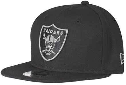 New Era 9Fifty Snapback - Cappellino per bambini Las Vegas Raiders, Nero , 6- 12 Anni