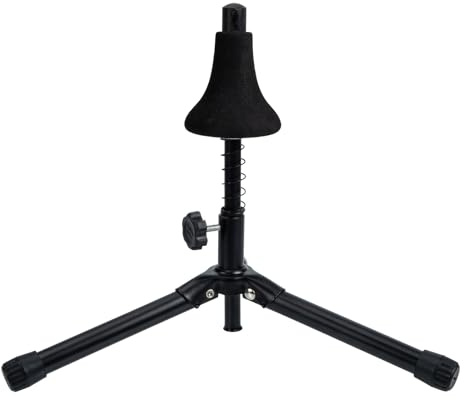 FRCOLOR Support Pliable pour Trompette en Fer Mousse Anti-Rayures Trépied Stable et Léger Présentoir Portable pour Bugle et Instruments à Vent pour Transport et Rangement