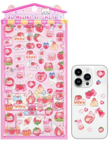 Adesivi 3D In Rilievo - Adesivi Cartone Animato - Decalcomanie Scrapbook | Per Scrapbooking, Diario, Laptop, Artigianato, Bambini, Ragazze, Favori Di Feste, Ricompense Di Classe