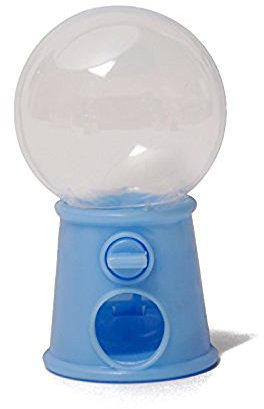 48pz Mini Distributore Gashapon Macchina Porta Confetti Caramelle Bomboniera (CELESTE)