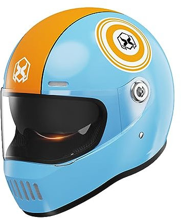 Lambo Motorradhelme Damen | Integralhelme Motorrad,Thermohelme mit Antibeschlagverfahren und zum Skaten und Rennradfahren