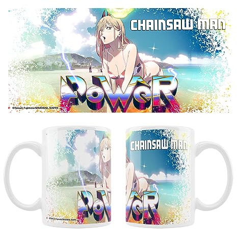 Crunchyroll - Chainsaw Man - Power - Tasse, Mug - 320 ml, Yellow