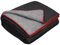 LYHome Merino Decke Wolldecke - Reisedecke Picknickdecke Campingdecke, Militär Kuscheldecke Tagesdecke, Flauschig Schafwolldecke Sofadecke Blanket Outdoor Wohndecke (130x170 cm, Grau - Dunkelgrau)