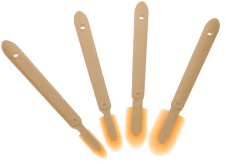 Operitacx Juego De 4 Herramientas Para Calafatear Y Terminar Papel Tapiz Removedor De Pegamento Herramienta Para Pintar Bordes Herramientas De Limpieza Del Hogar Raspador De Banco