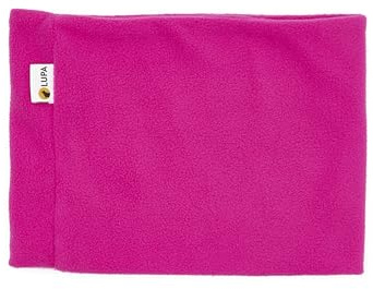 Lupa Kids Handmade Double-Layer Fleece Neck Warmer - Kids Neck Warmer for Boys & Girls - Fleece Neck Gaiter for Winter (Bright Pink, Small (2-6))