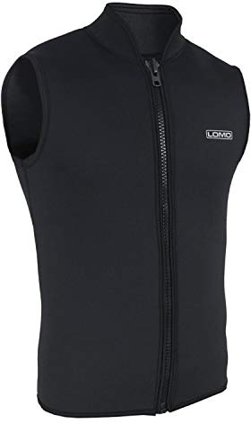Lomo Neoprene Zipped Wetsuit Vest, kayaking, SUP-ing, jet skiing or warm-water snorkelling.