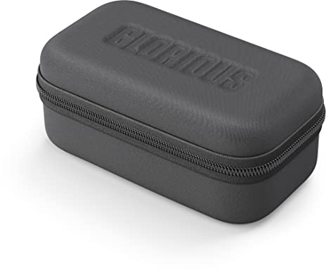 GLORIOUS Universal Mouse Case Gaming, w/Accessory Pocket & Adjustable Wedge (No Shake), Portable Carrying Case, Hard Shell, Zipper, & Wool Interior, for Bluetooth Wireless Mice & Wired Mice