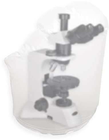 Mikroskop dammskydd för standardmikroskop i standardstorlek, laboratorieinstrument, tillbehör, PVC (30 x 60 x 60 cm)