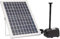 Wensiy Pompe de fontaine solaire - 10 W - 1000 l/h - Pompe solaire pour fontaine avec 10 buses - Pompe à eau solaire pour jardin, étang, fontaine, cascade et piscine